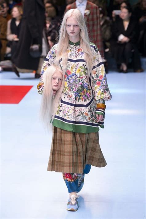 La sfilata di Gucci Autunno Inverno 2018/2019 a Milano 